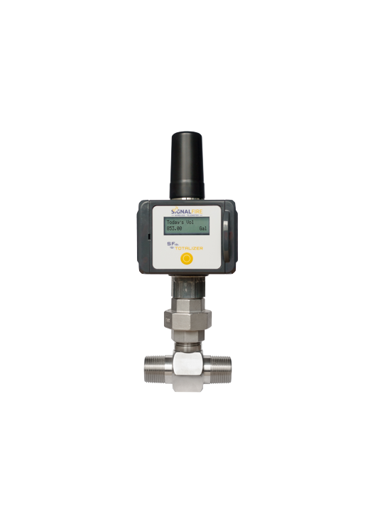 Water Flow Totalizer and Flow Rate Meter with Digital LCD Display